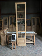 Tall Antique Single Glass Door - 24x104 F118