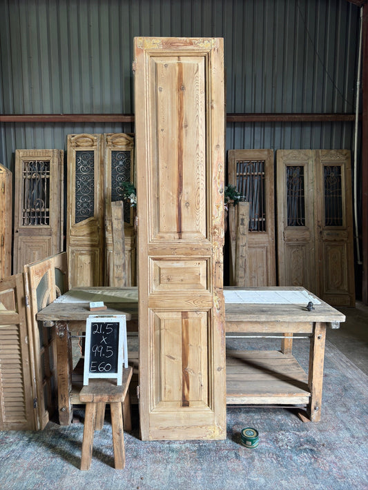 Vintage Closet Door - 21.5x99.5 E60 (Waxed) - Magnolia Antique Door Co.